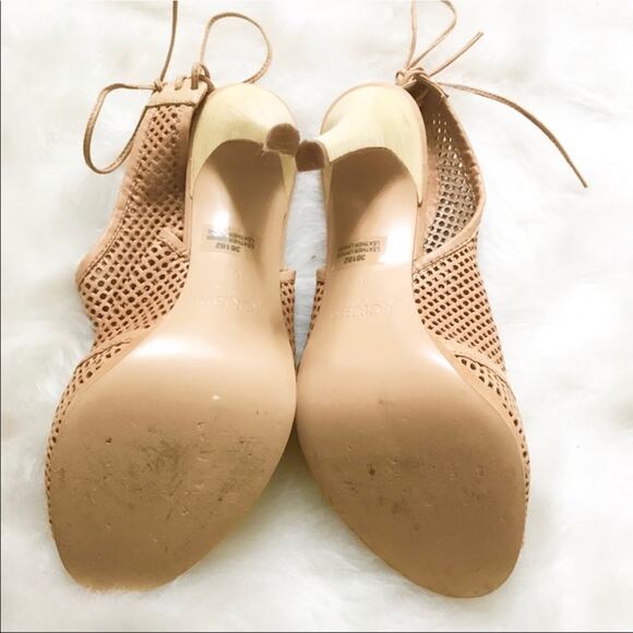 J. Crew Leather Peep-Toe Heels - Picture 4 of 6